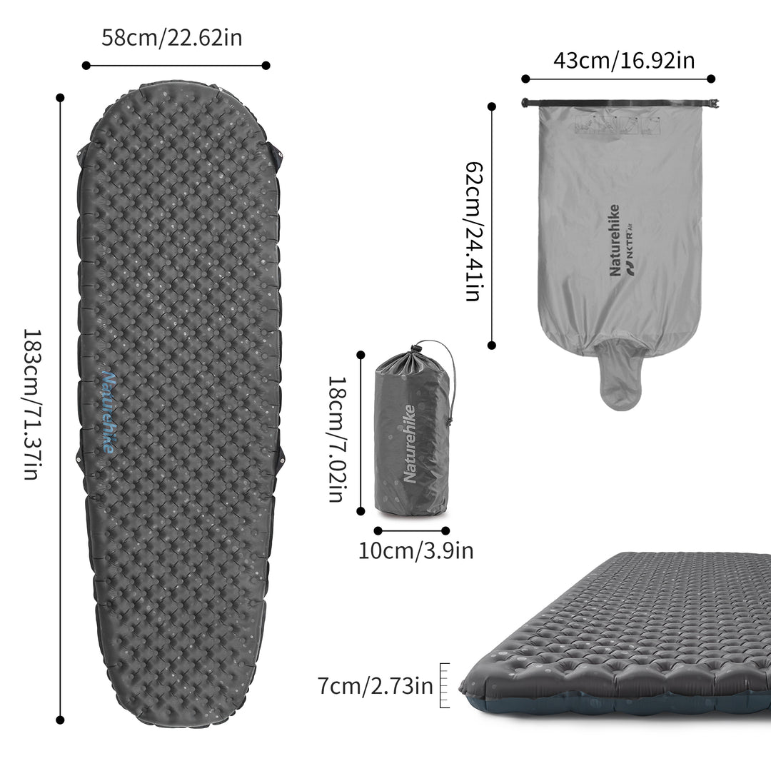 TuYe™ R3.5 Ultralight Inflatable Pad - Naturehike