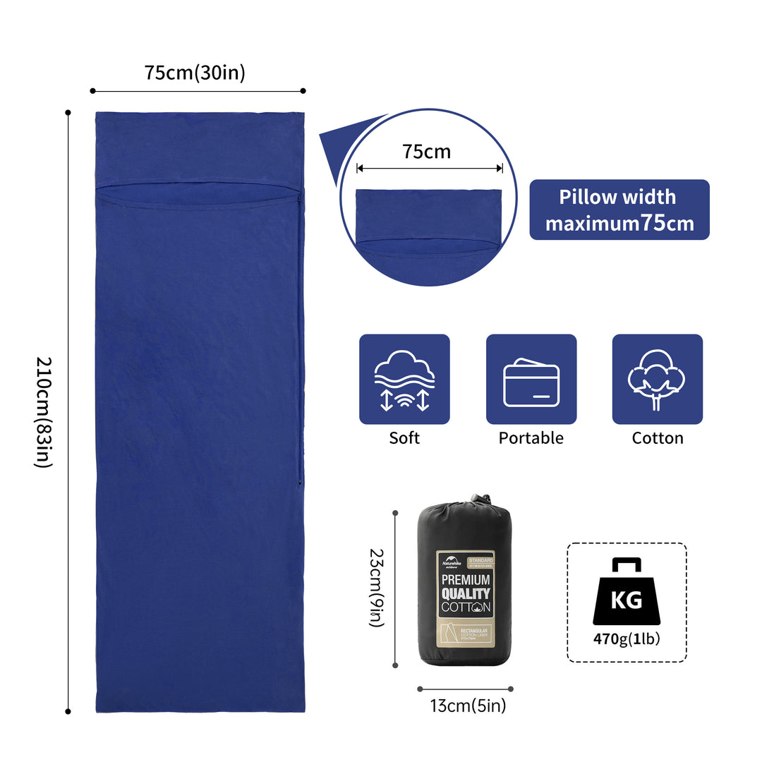 CL075 Cotton Sleeping Bag Liner - Naturehike