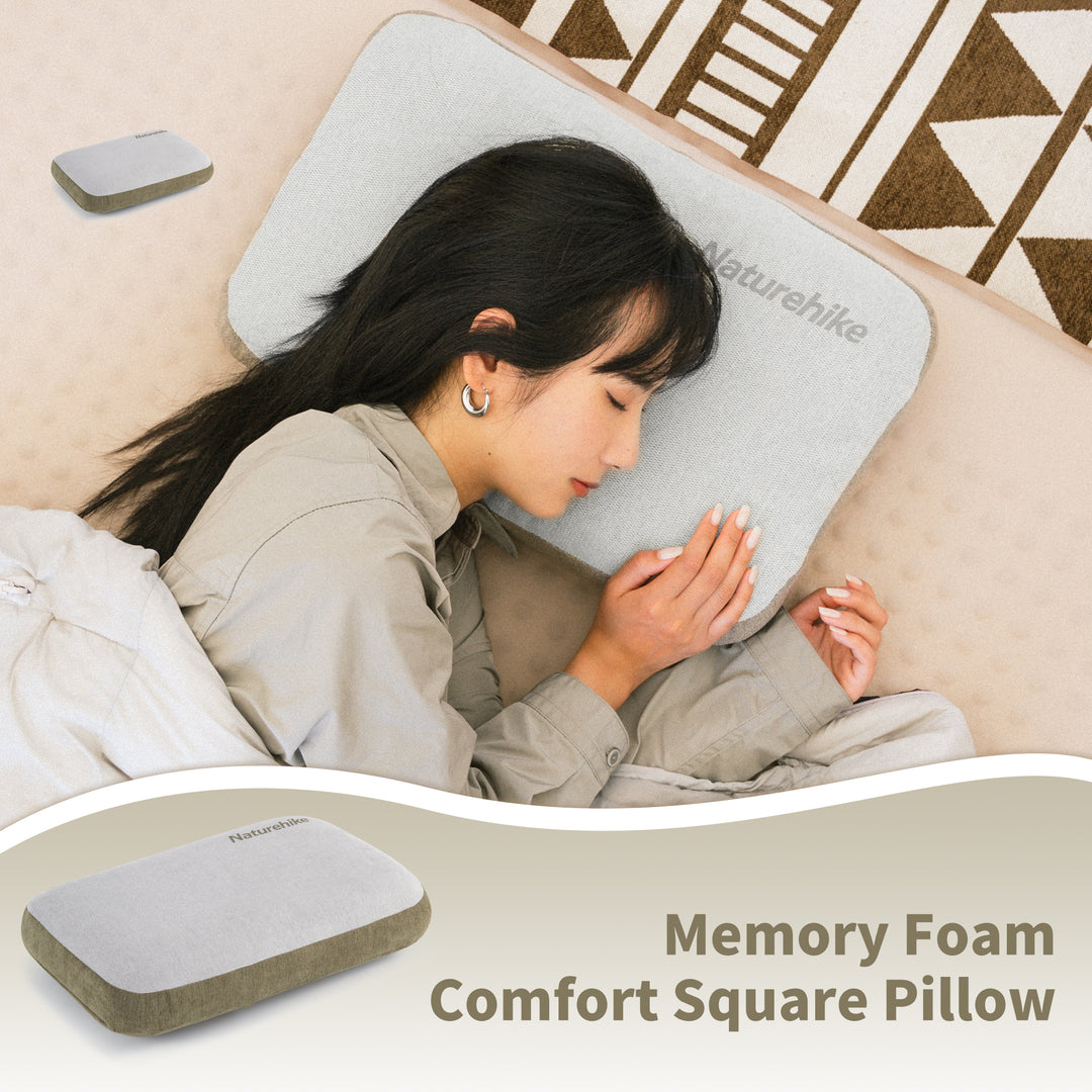Xinmian™ Memory Foam Comfortable Square Pillow Pro - Naturehike