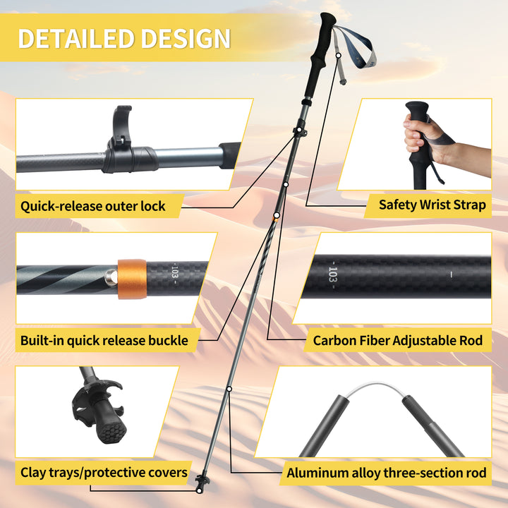 Naturehike Gale Terk UL Trekking Poles - Naturehike