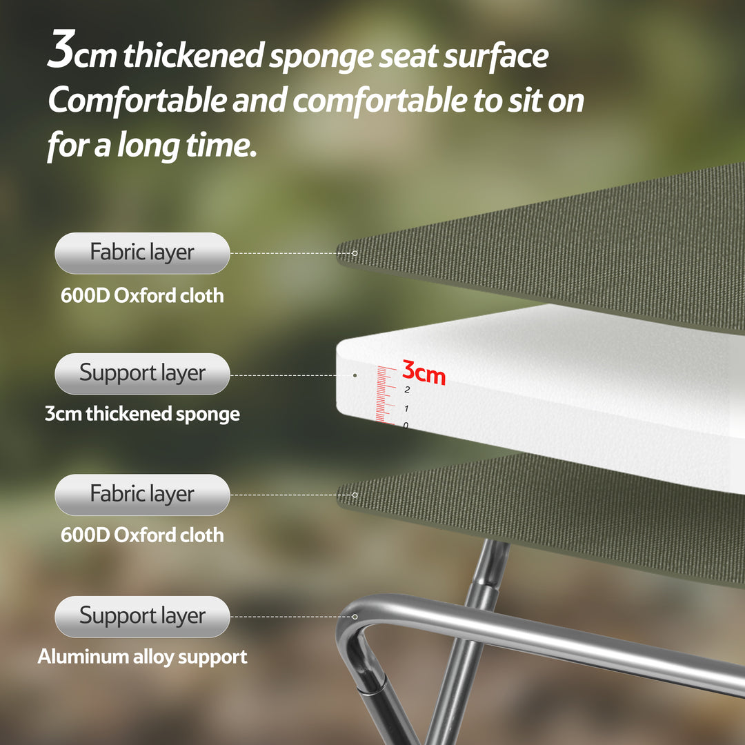 PeakLite™ XL01 Ultralight Folding Camping Stool - Naturehike