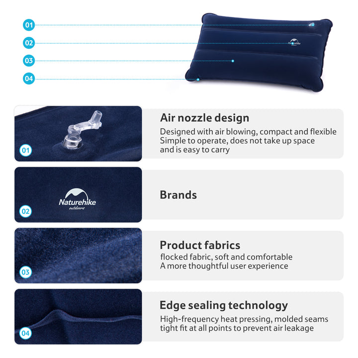 Square Inflatable Pillow - Naturehike