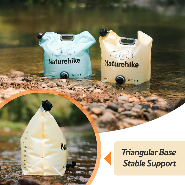10L Foldable Water Bag with Tap - Naturehike