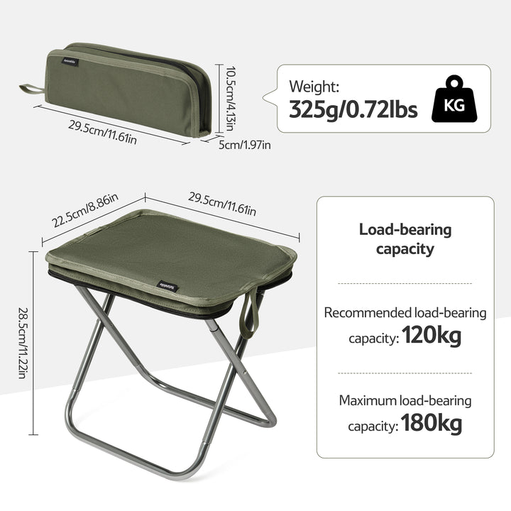 PeakLite™ XL01 Ultralight Folding Camping Stool - Naturehike