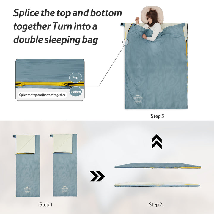 NatureSea™ Lightweight Comfortable Sleeping Bag 51.8°F / 11°C - Naturehike