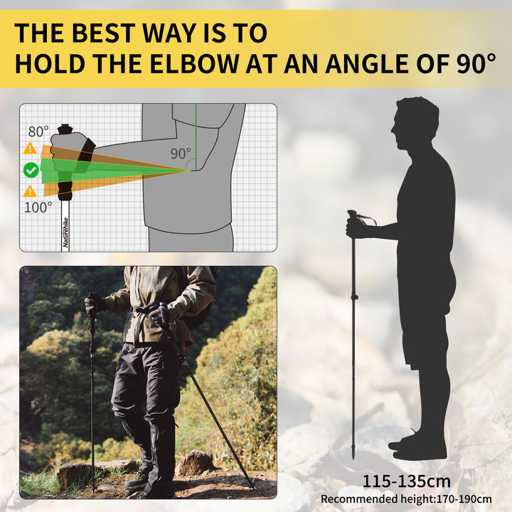 Naturehike Gale Terk PRO Trekking Poles - Naturehike