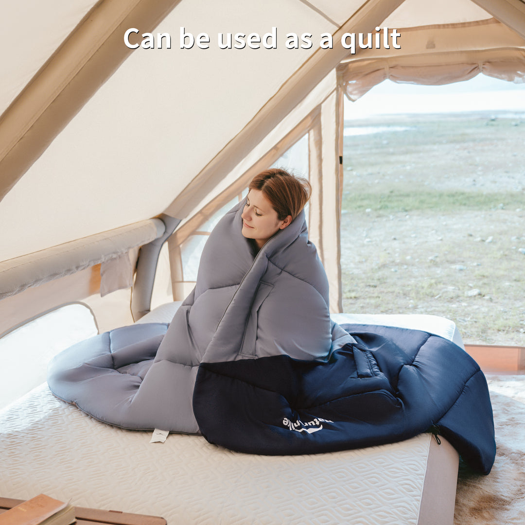 Solora™ U250 Hooded Synthetic Sleeping Bag 47°F / 8°C - Naturehike