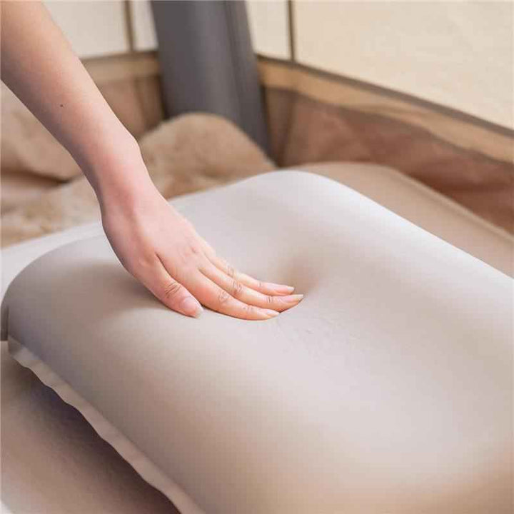 3D Hybrid Foam-Inflatable Camping Pillow