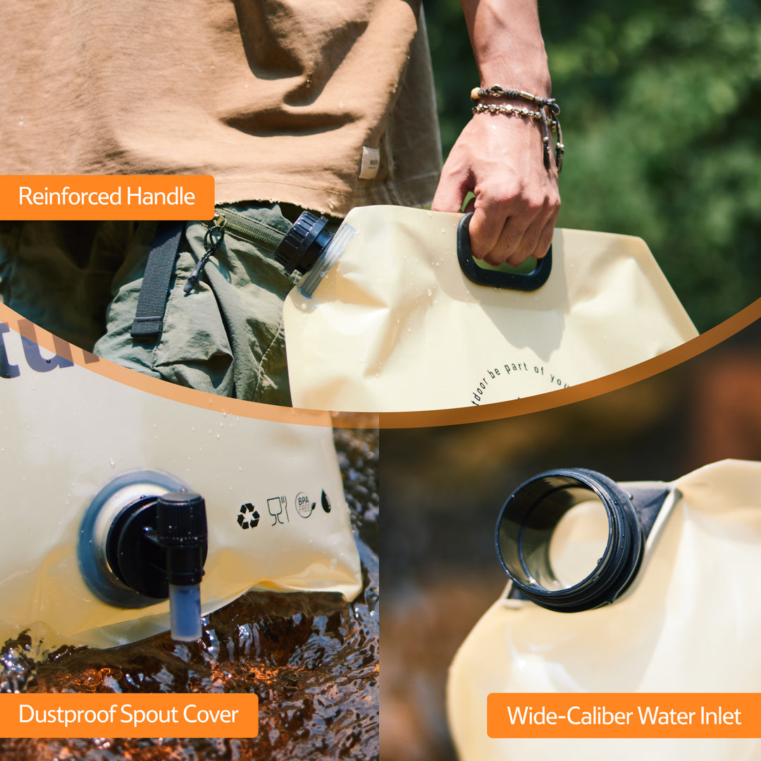 10L Foldable Water Bag with Tap - Naturehike