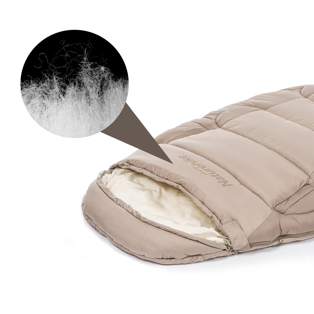Egg-shaped Cotton Sleeping Bags With Arm Holes - Naturehike