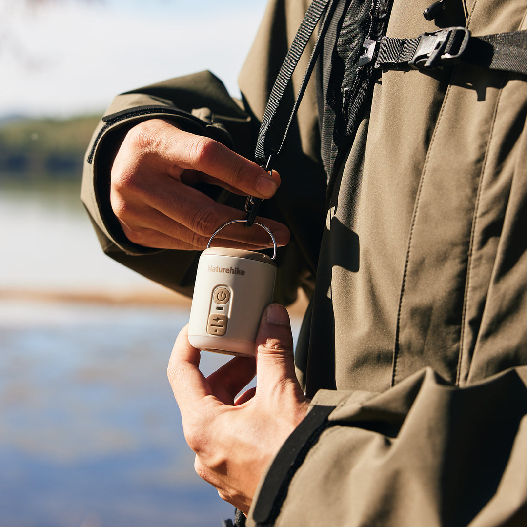 Naturehike Ultralight Mini Air Pump with Camping Light - Naturehike