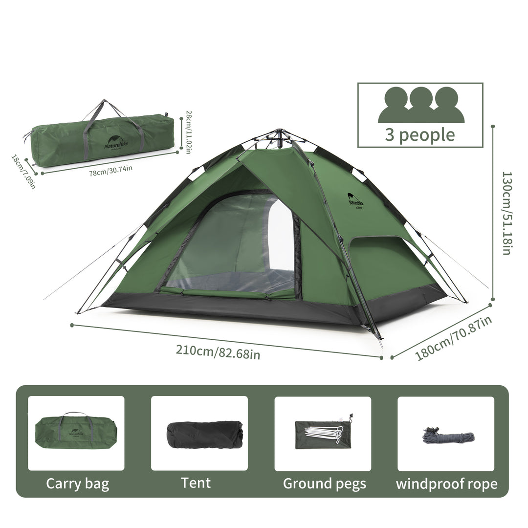 Pop-up-Campingzelt für 4 Personen