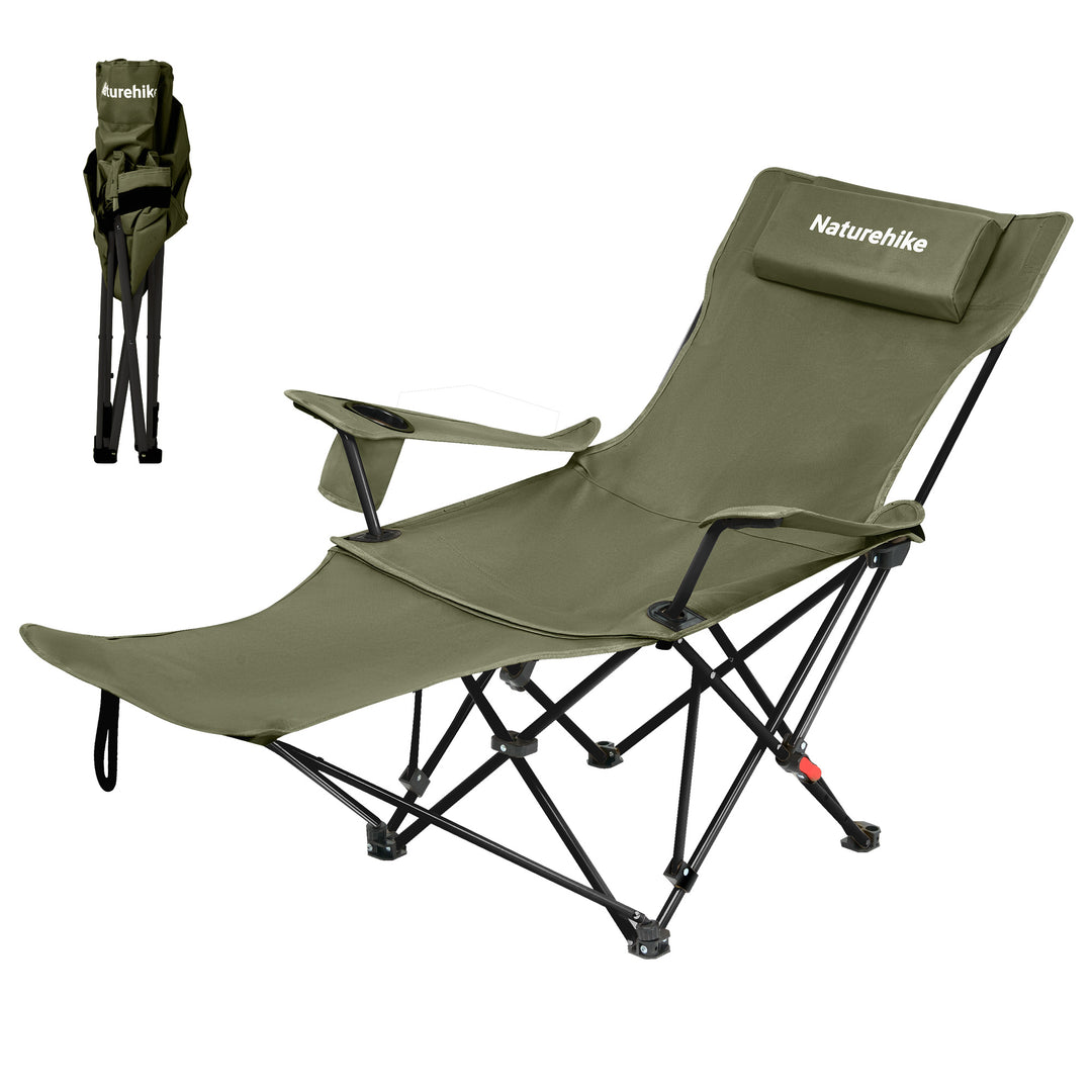 SeaStar™ High-Back Camping Chair with Footrest - Naturehike