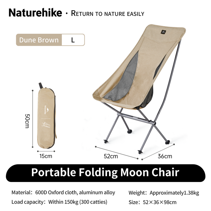 PeakLite™ YL03 Ultralight Foldable Camping Chair L - Naturehike
