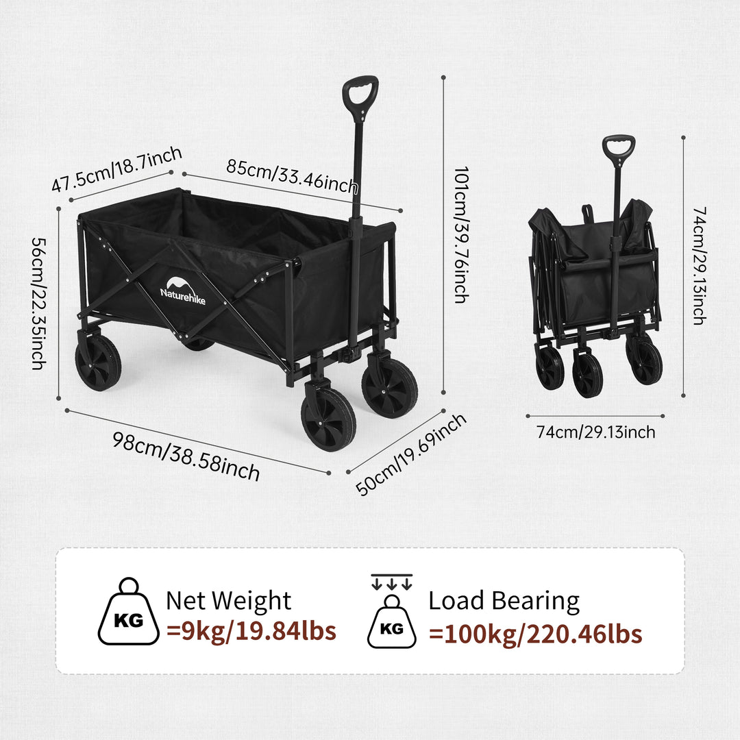 Lightweight Folding Camping Wagon - Naturehike