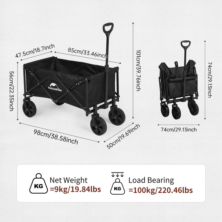 Lightweight Folding Camping Wagon - Naturehike