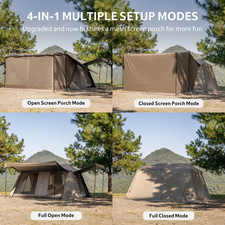 Village™ 13 Flagship PRO 8-Person Instant Cabin Tent - Naturehike