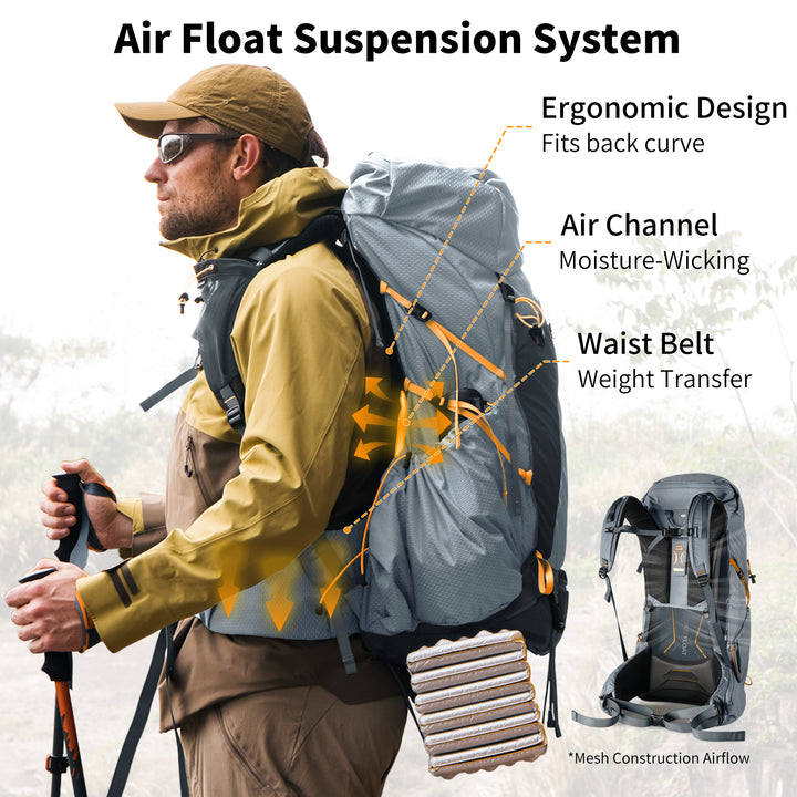 Seek Wind™ Pro Hiking Backpack - Naturehike
