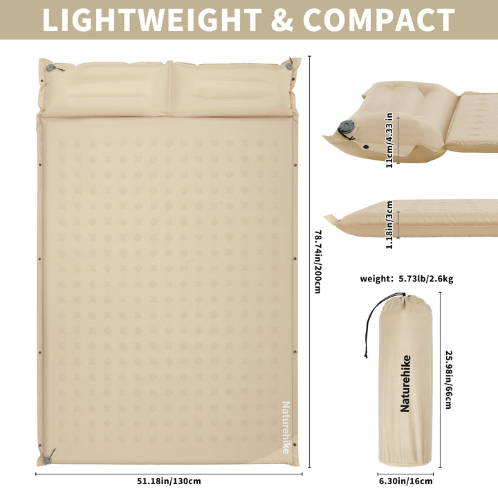 D Series™ Self-Inflating Sleeping Pad - Naturehike