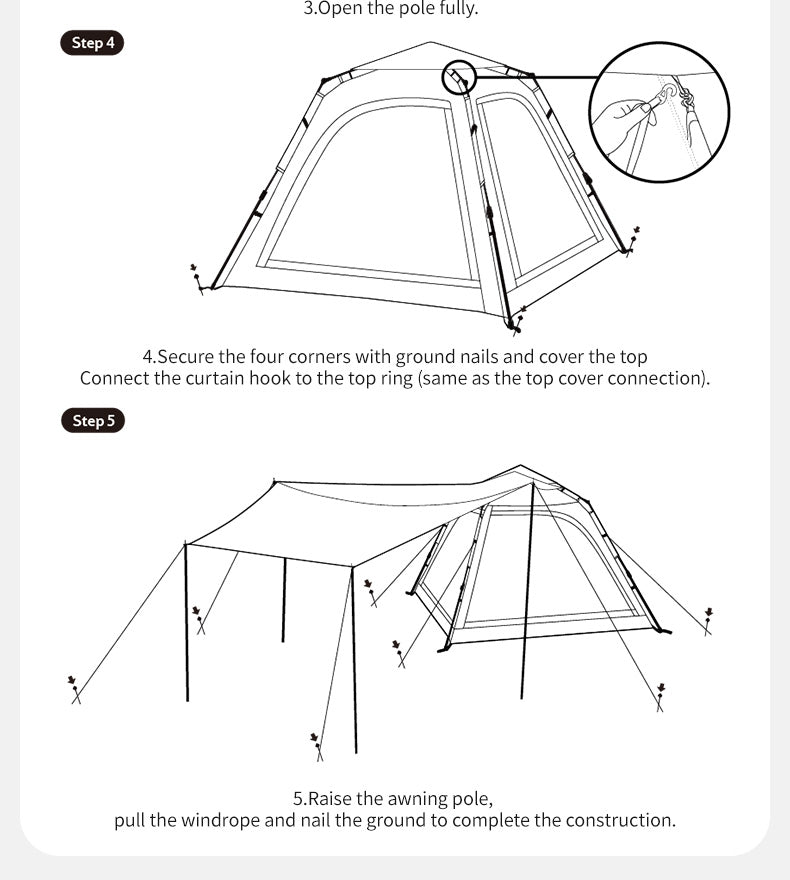 Ango™  Instant Camping Tent - Naturehike