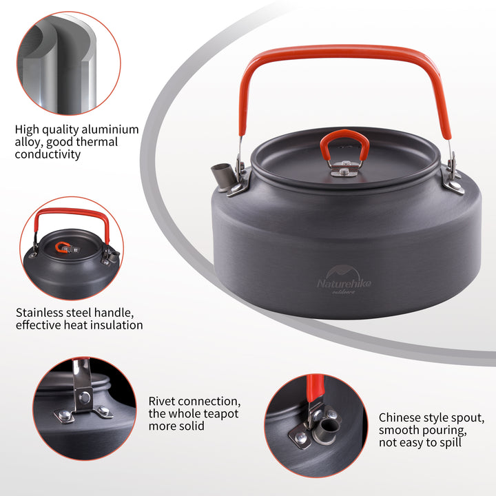 Aluminum Alloy Camping Kettle - Naturehike