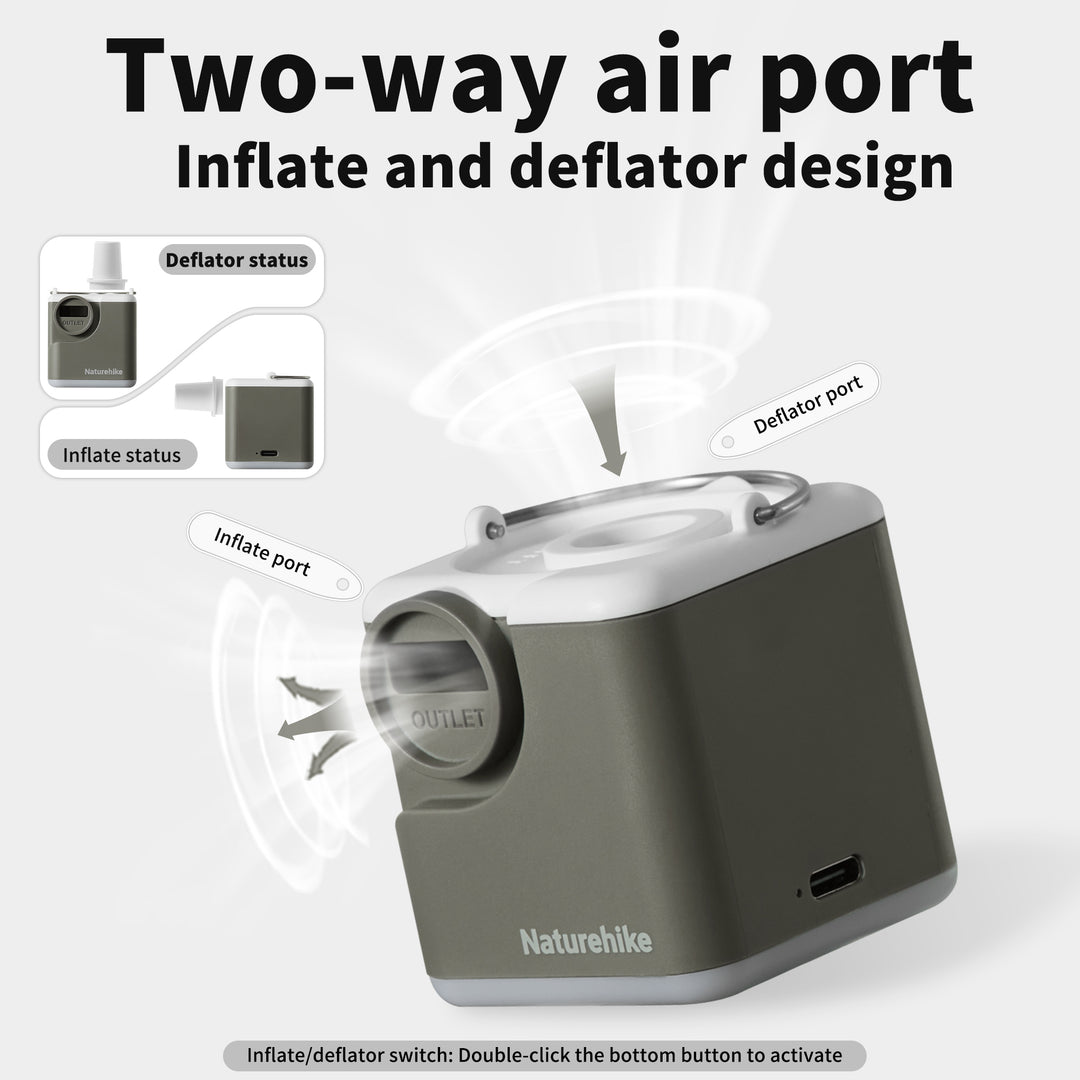 Wind-air™ Compact Rechargeable Multi-Function Air Pump - Naturehike