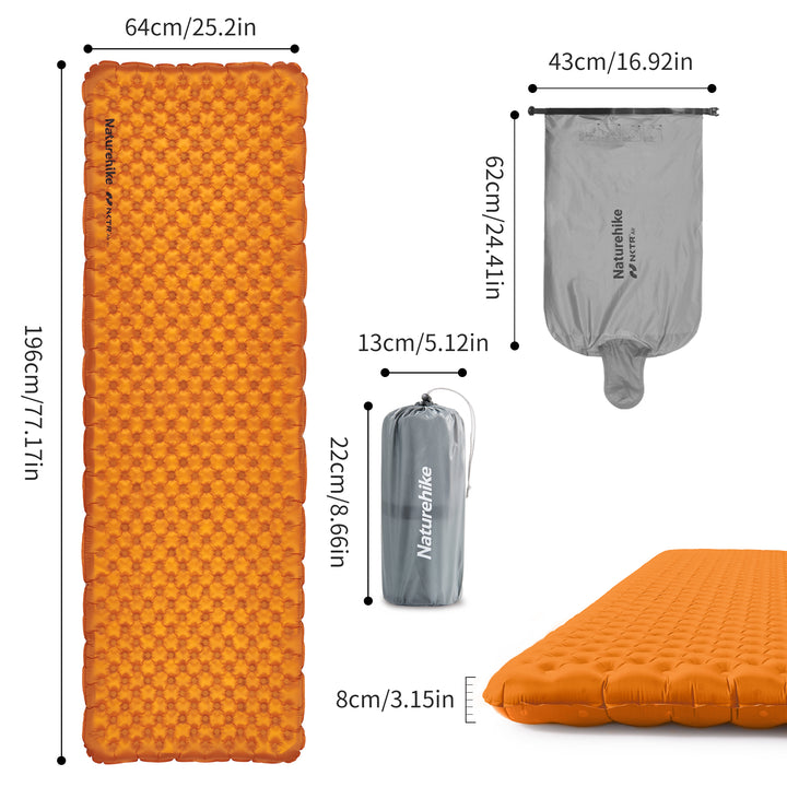 TuYe™ R5.8 Ultralight Inflatable Pad - Naturehike