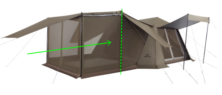 Village™ 13 Flagship PRO 8-Person Instant Cabin Tent - Naturehike