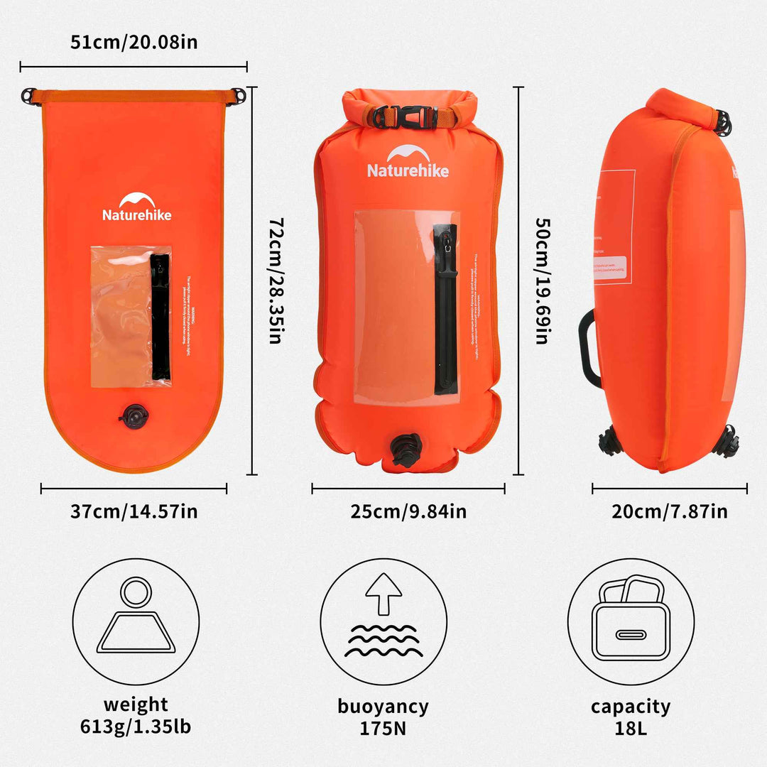 18L High Visible Safety Dry Bag