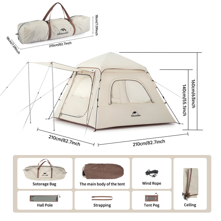 Ango™  Instant Camping Tent - Naturehike