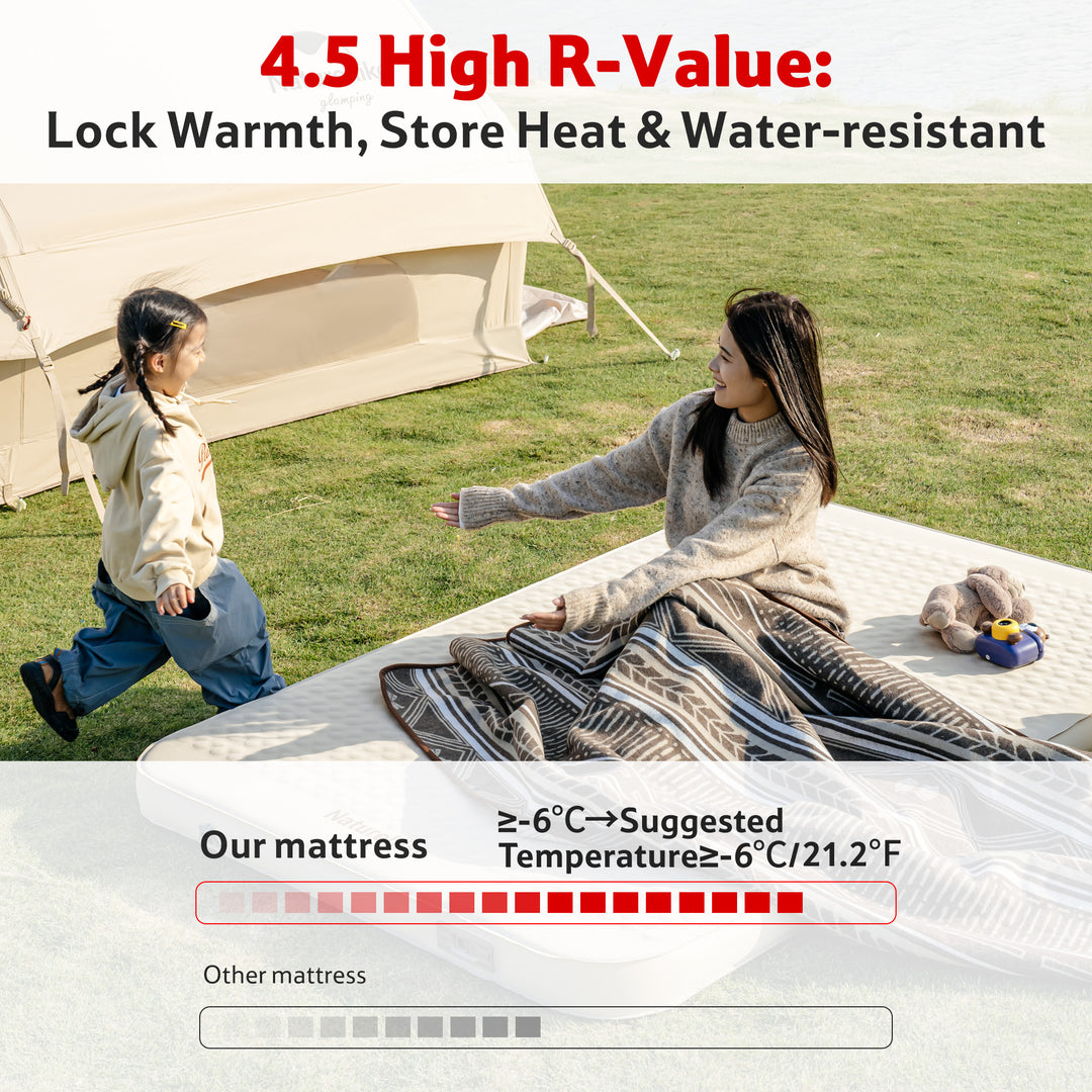 Yugu™ Self-Inflating Sleeping Pad with Built-in Pump - Naturehike