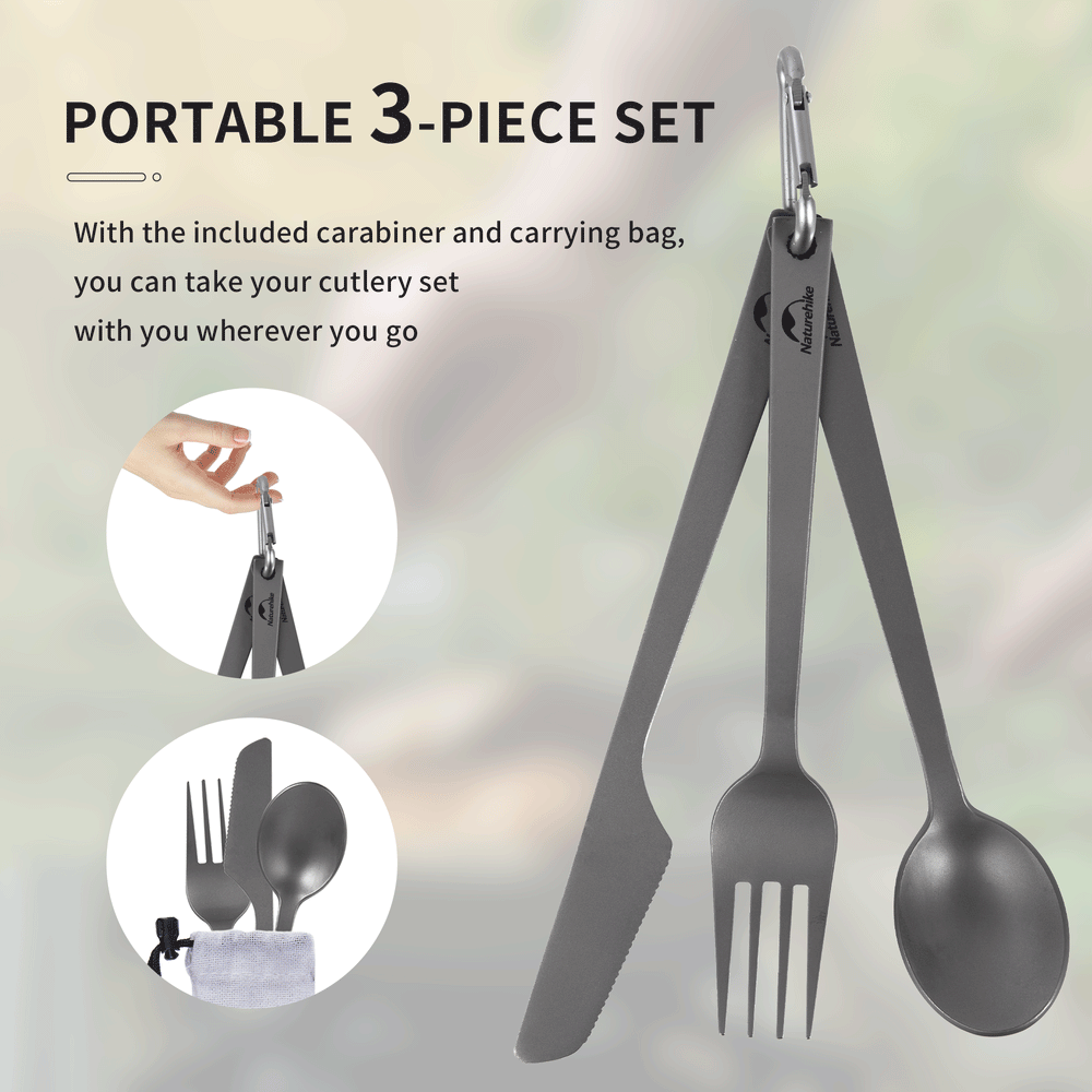 Titanium Camping Cutlery Set - Naturehike