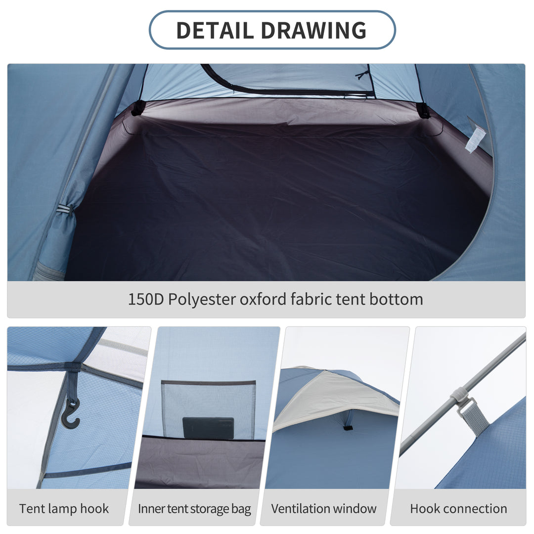 P-PLUS™ 3 Person backpacking Tent - Naturehike