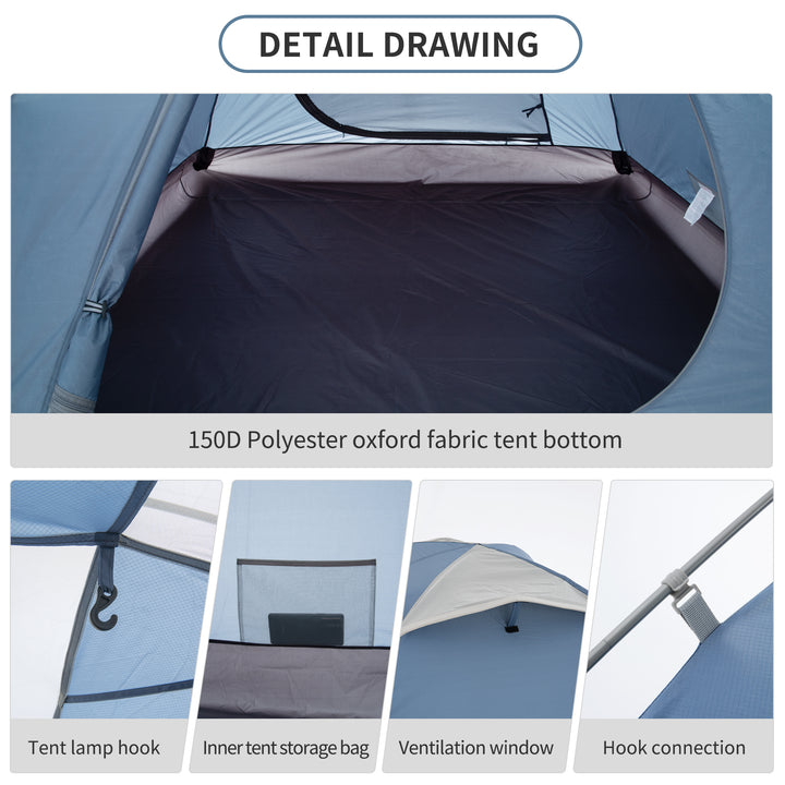P-PLUS™ 3 Person backpacking Tent - Naturehike