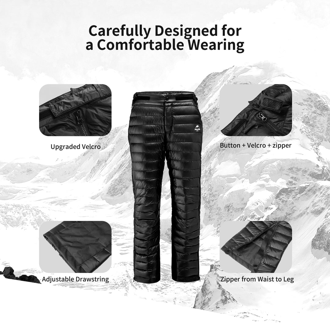 Yushang™ Dual Side Zip Duck Down Pants - Naturehike