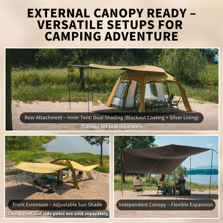 Dune™ 10.9 Pro 4-Person Hot Tent - Naturehike