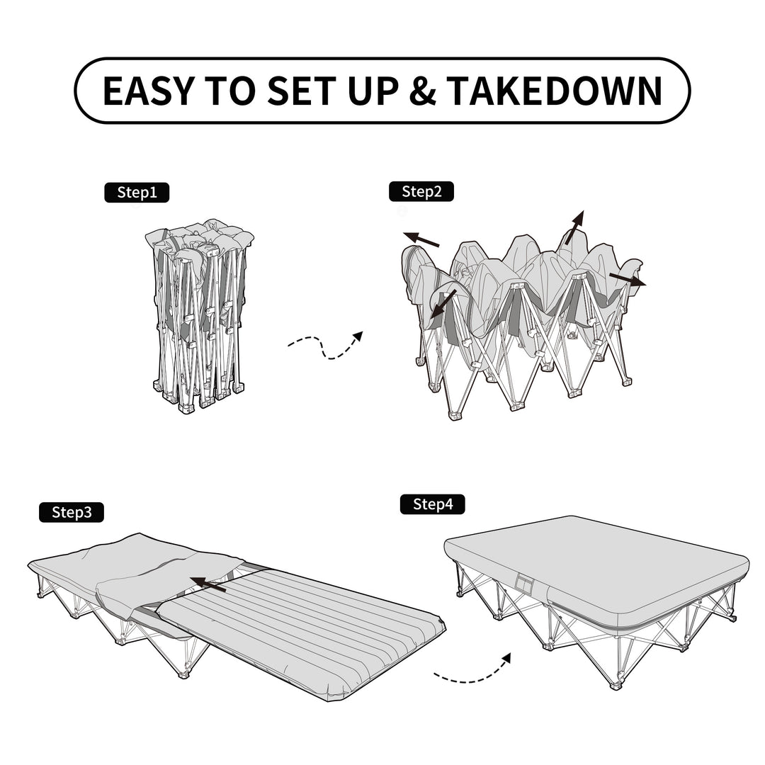 ShiYe™ XJC13 Folding Double Camping Cot - Naturehike