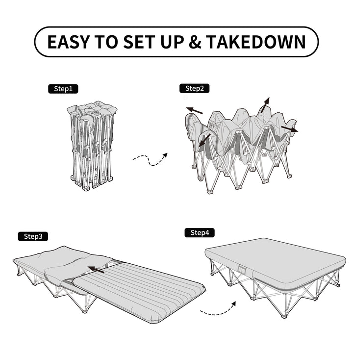 ShiYe™ XJC13 Folding Double Camping Cot - Naturehike