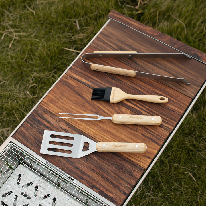 4-Piece Barbecue Tool Set - Naturehike
