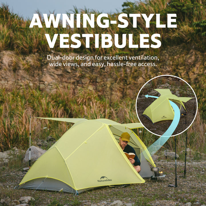 Star River™ EXT 2-Person Ultralight Backpacking Tent - Naturehike