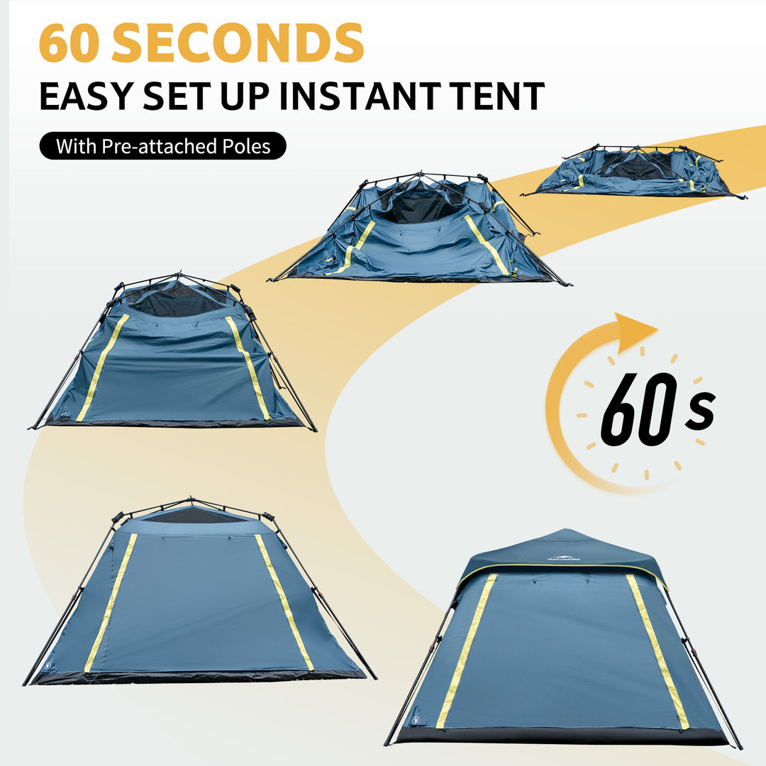 Cape™ Lite 6-Person Instant Cabin Tent - Naturehike