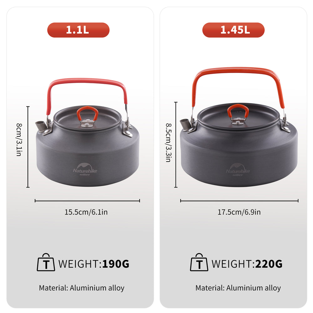 Aluminum Alloy Camping Kettle - Naturehike