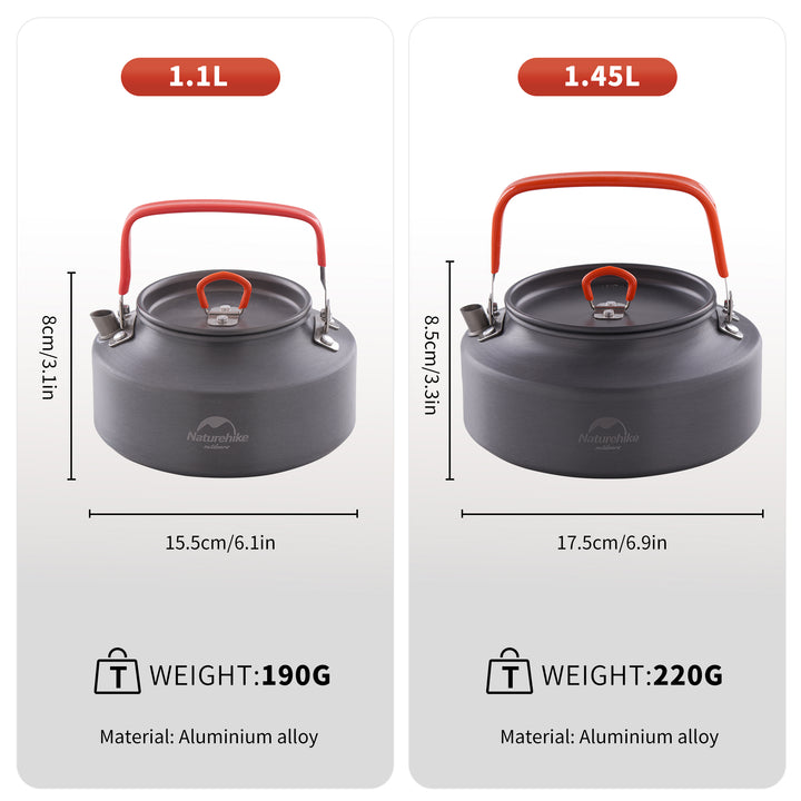 Aluminum Alloy Camping Kettle - Naturehike