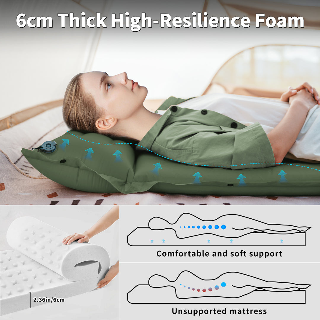 D Series™ Self-Inflating Sleeping Pad - Naturehike