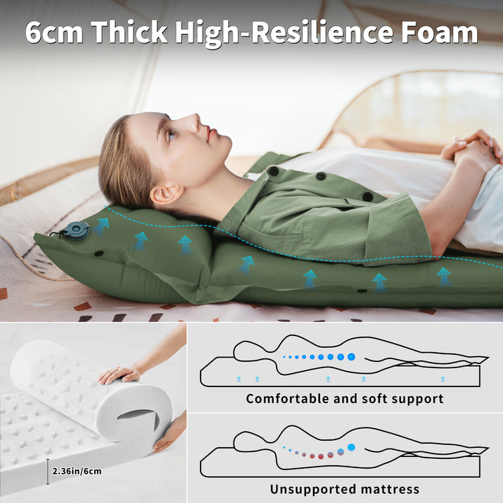 D Series™ Self-Inflating Sleeping Pad - Naturehike