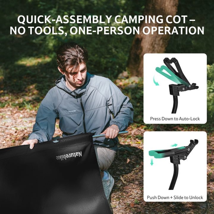 GreenField™ XJC08 Folding Camping Cot - Naturehike