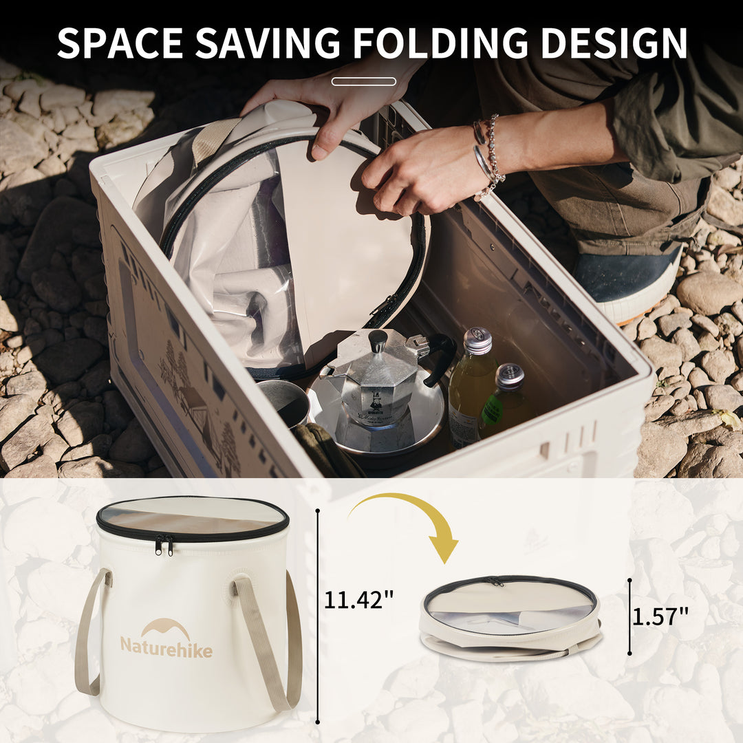 Naturehike Foldable Waterproof Round Camping Bucket