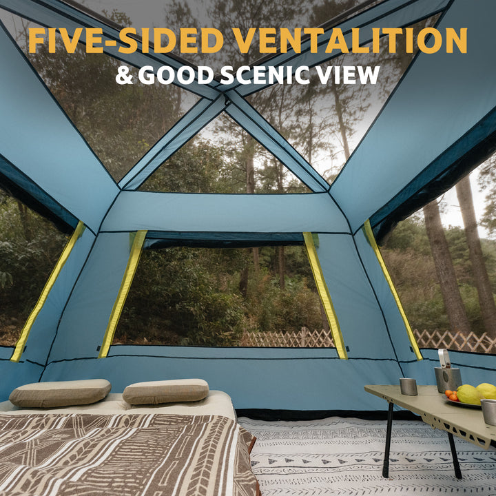 Cape™ Lite 6-Person Instant Cabin Tent - Naturehike