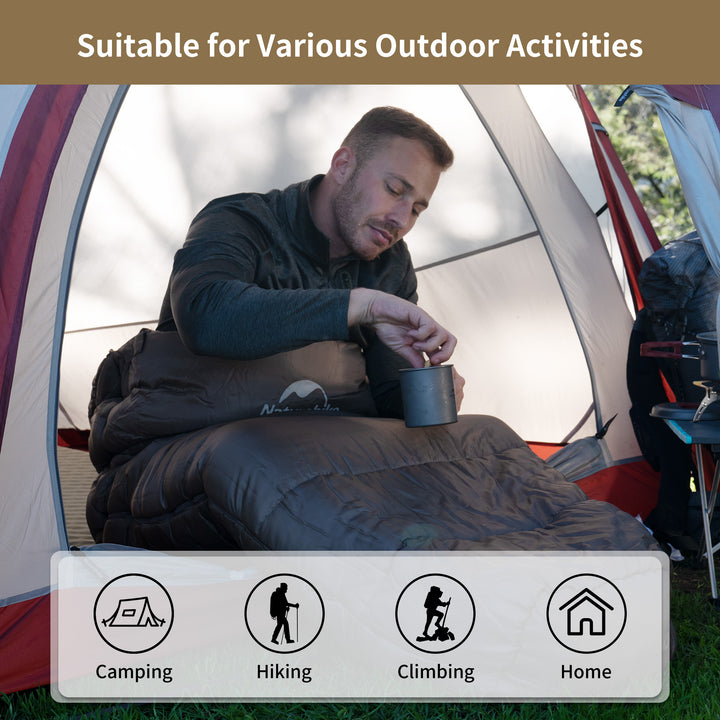 Mujin™ MJ300 Synthetic Mummy Sleeping Bag 39°F / 4°C - Naturehike