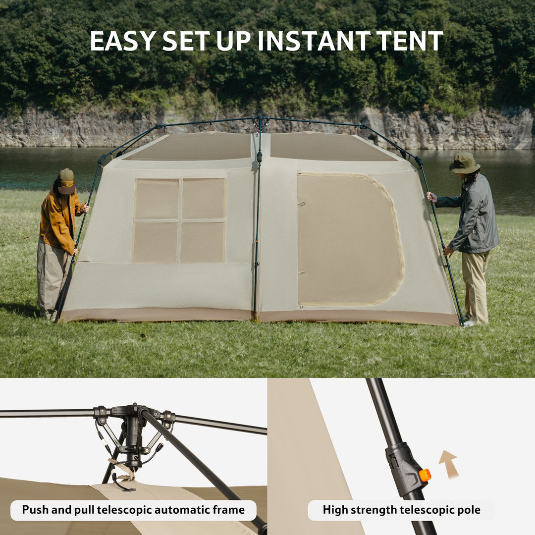 Village™ 13 Flagship 8-Person Instant Cabin Tent - Naturehike
